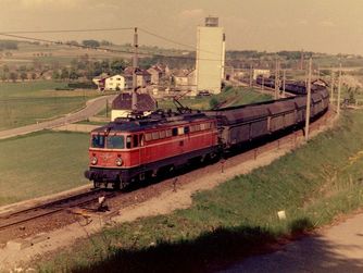 Historische Aufnahme: Fahrt durch Lungitz