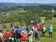 Zur Wanderung vom Steinbloßdorf Ottenschlag lud das Hirschbacher Bauernmöbelmuseum ein.