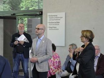Geschäftsführer Klaus Landa begrüßte die Kolleginnen und Kollegen aus den Mitgliedsmuseen des Verbundes Oberösterreichsicher Museen. 