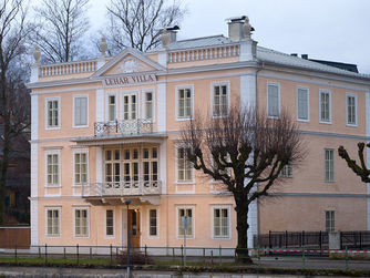 Die neu renovierte Lehárvilla am Lehárkai in Bad Ischl.